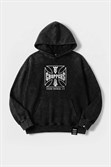 Худи SHMOT "WCC", GARMENT DYE черный - фото 54612