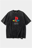 Футболка SHMOT "PLAYSTATION", GARMENT DYE черный - фото 54626