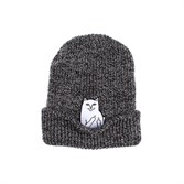 RIPNDIP Шапка Lord Nermal Knit Beanie Gray Speckled - фото 6604