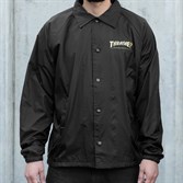Куртка THRASHER PENTAGRAM COACH JACKET black - фото 6627