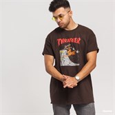 Thrasher футболка NECKFACE INVERT S/S brown - фото 7494