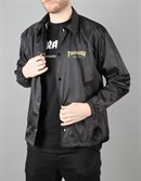 Куртка THRASHER PENTAGRAM COACH JACKET black - фото 7811