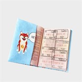 Обложка на паспорт NEW WALLET- New Shiba; сделан из Tyvek® - фото 8876
