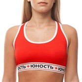 Юность Топ спортивный женский «Команда'17» Красный - фото 9017
